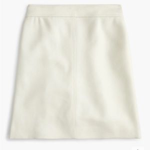 J. Crew Princess mini skirt in double surge wool